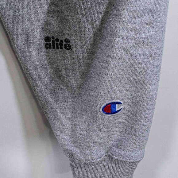 Alife Always Open Champion Hoodie Sweatshirt Medium Streetwear Skate - Picture 3 of 8